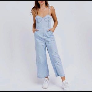 *SOLD!!* DENIM SUMMER JUMPSUIT